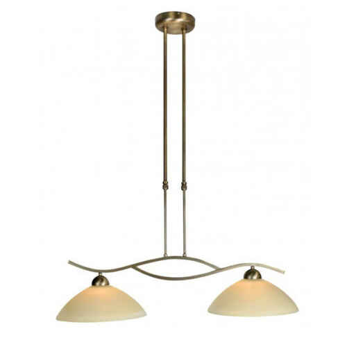 Hanglamp Capri 2-lichts brons