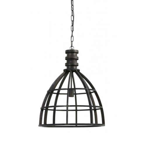 Hanglamp 50x62,5cm metaal antiek zwart