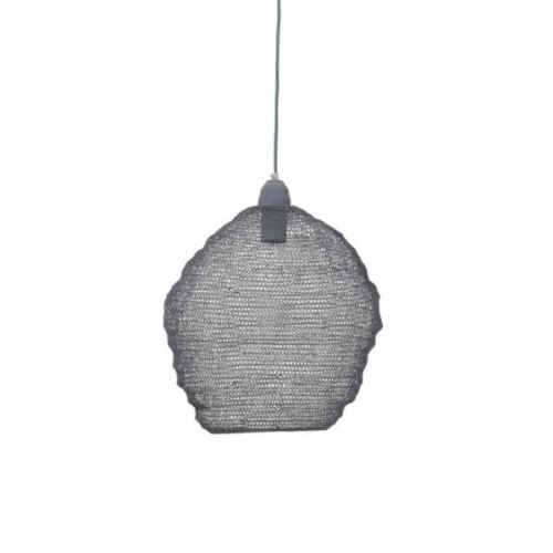 Hanglamp 38x42cm gaas grijs