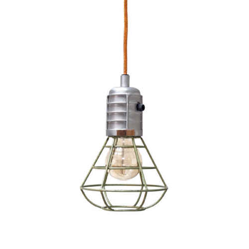 STBR green metal mine lamp