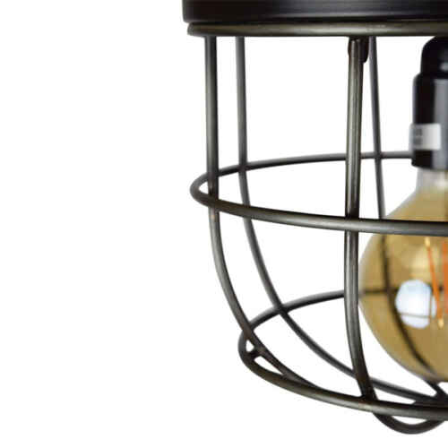 Plafondlamp Barn large 22x21cm vintage black