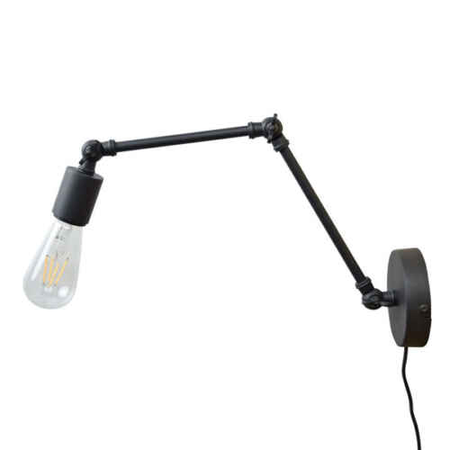 Wandlamp Houston vintage black