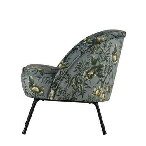 BePureHome Fauteuil Vogue - Fluweel poppy grijs