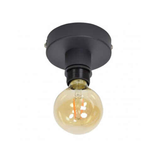 Plafondlamp Single Vintage Black