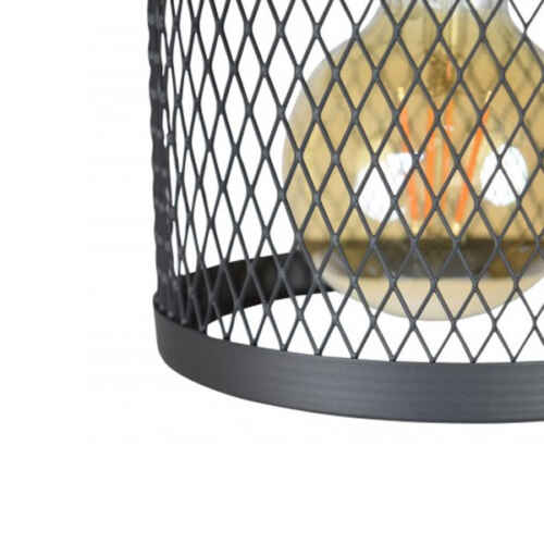 Plafondlamp Fence 18cm Vintage Black