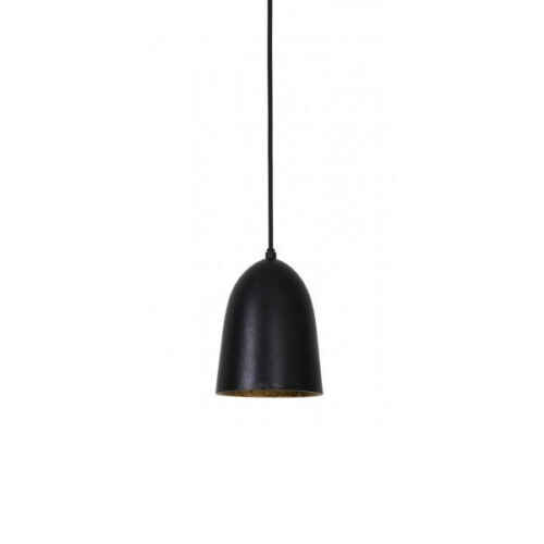 Hanglamp 14x19cm SUMERA mat zwart goud