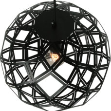Hanglamp Bol 50cm - Zwart