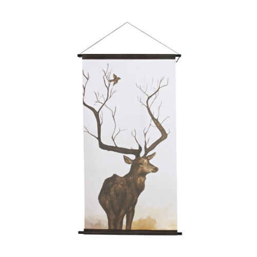 BePureHome O Deer kerstposter velvet