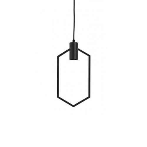 Hanglamp 20x38,5cm AINA mat zwart