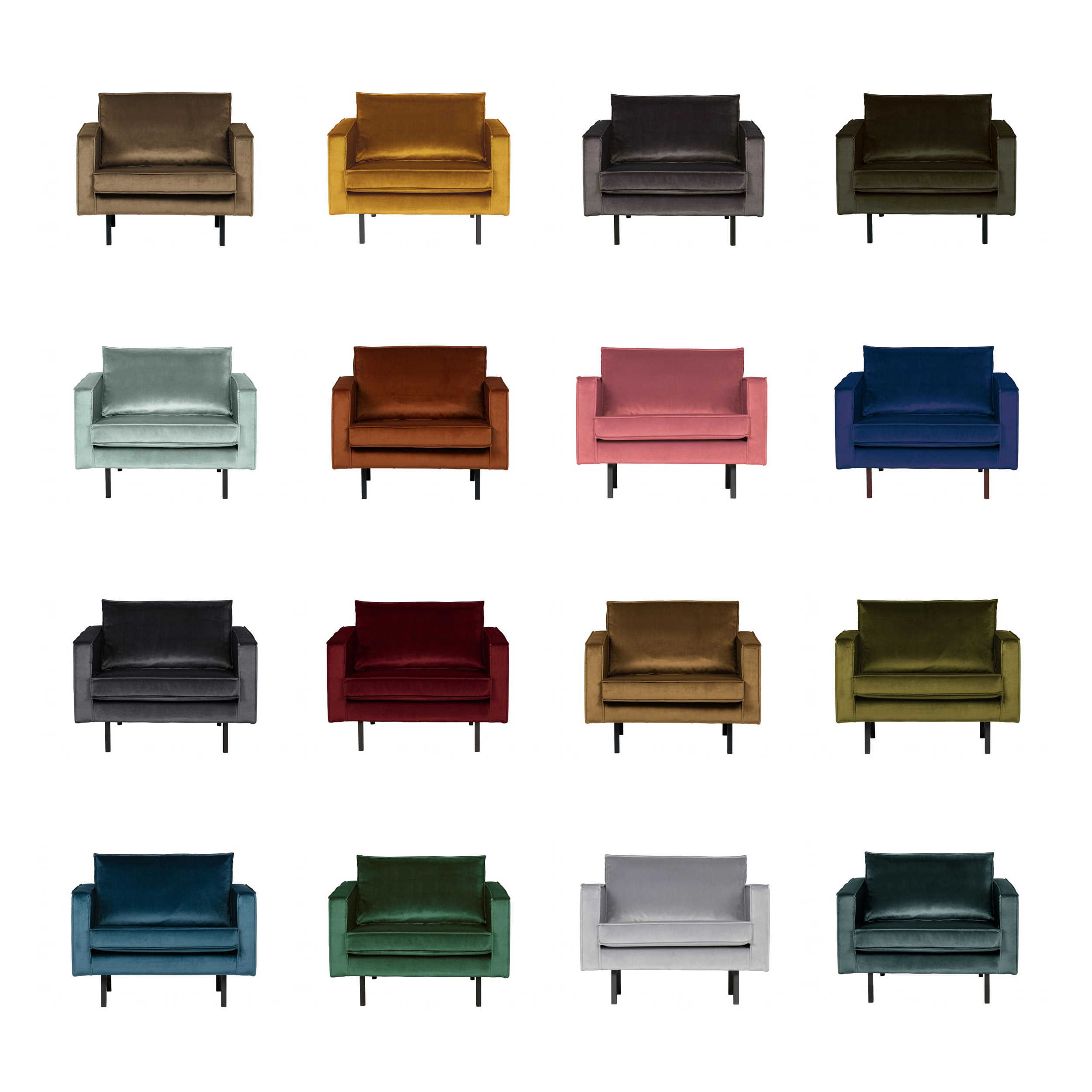 desinfecteren Glimp Elektronisch BePureHome Rodeo fauteuil - Velvet (diverse kleuren) - Cees Mooi Stoer  Wonen Barneveld